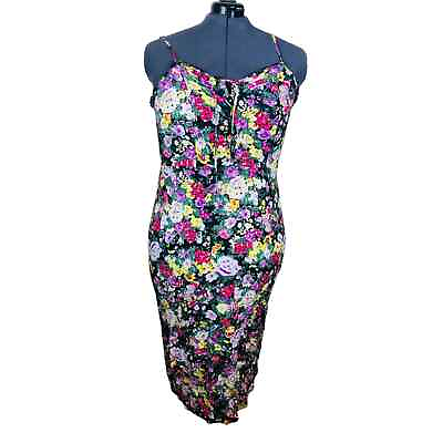 #ad 8371 Wild fable women#x27;s sz xxl multicolored floral sundress 2xl dress $12.00