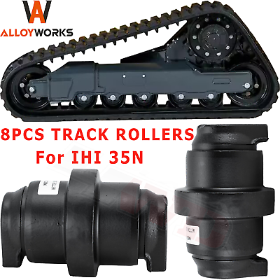 #ad #ad The Mini Excavator Bottom Roller Track Roller x 8PCS For IHI 35N Heavy Equipment $959.00