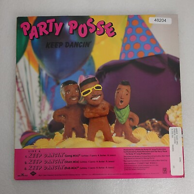 #ad Party Posse Strivin PROMO SINGLE Vinyl Record Album $7.82