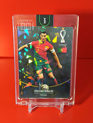 #ad Cristiano Ronaldo World Cup Black Portugal shattered glass Generation Next 16 $22.99