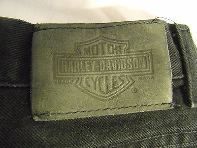 #ad DISCONTINUED HARLEY DAVIDSON BLACK JEANS BOOT CUT SIZE WOMENS 10R PANTS 30X30.5 $44.99