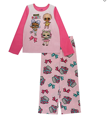 Little Girls 2 pc. LOL Pant Pajama Set Size 4 $10.00