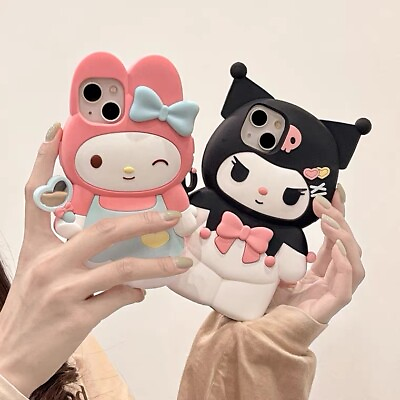CUTE 3D LOVELY GIRLS CARTOON SILICONE CASE FOR IPHONE 11 12 13 14 PRO MAX XS MAX $13.29