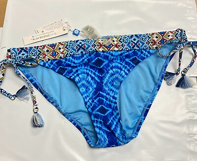 #ad Bleu by Rod Beattie Tribal Tie dye Bikini Swim Bottom I21 $12.95
