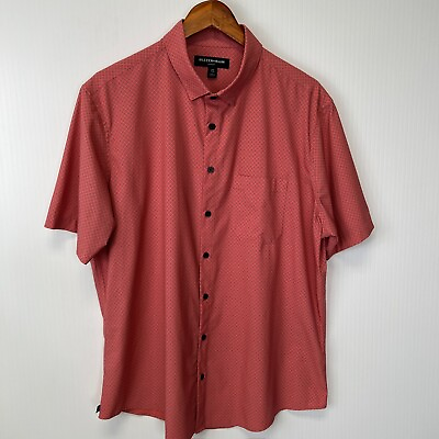 #ad Mizzen Main Button Up Men XXL Leeward Short Sleeve Golf Core Shirt Plus Cruise $61.57