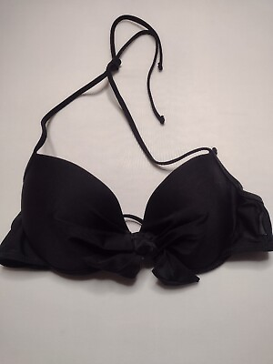 Rip Curl Women#x27;s Bikini Top Medium Black Underwire Padded Swim Swimsuit E $9.97