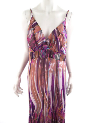 #ad Size 16 44 Pink Long Maxi Dress Short Sleeve $35.62