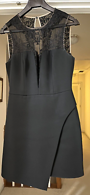 #ad BCBGMAXAZRIA Black Cocktail Dress Size 6 $120.00
