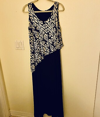 New Directions Long Maxi Dress Large $16.00
