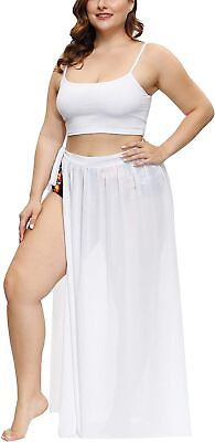 #ad Hanna Nikole Plus Size Sarong Swimsuit Cover Ups Bikini Beach Cover Ups Wrap Ski $81.65