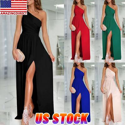 Women#x27;s Sleeveless Long Dress Sexy Ladies Cocktail Evening Party Maxi Dresses US $18.61