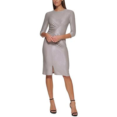 #ad Tommy Hilfiger Womens Foil Midi Formal Cocktail and Party Dress BHFO 1617 $11.99
